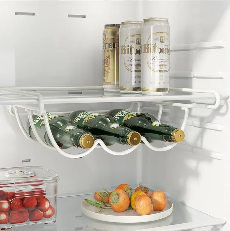 ChillRack – Kreativer Bier- & Weinflaschen Kühlschrank-Organizer mit Hakenfunktion