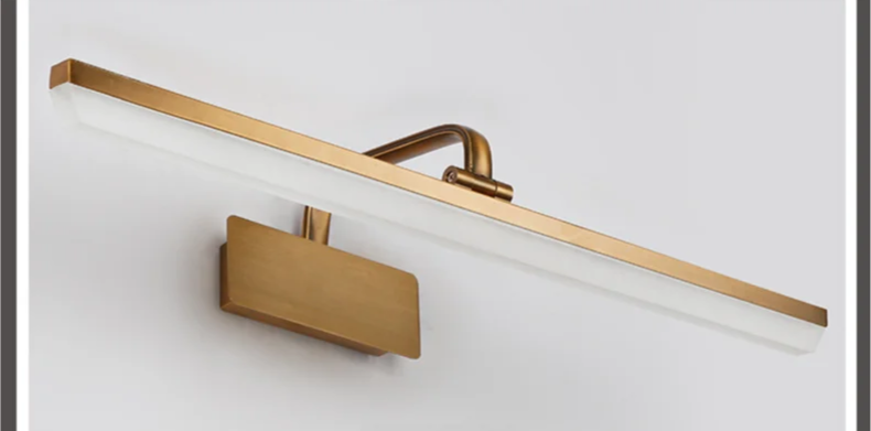 Lumi Bronze LED Spiegel Wandleuchte