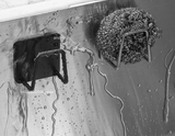 StickDry Edelstahl-Schwammhalter – Selbstklebender Organizer für Spüle & Küchenzubehör
