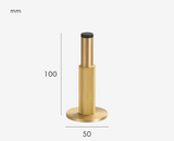 Nurlin Messing Knurled Türstopper