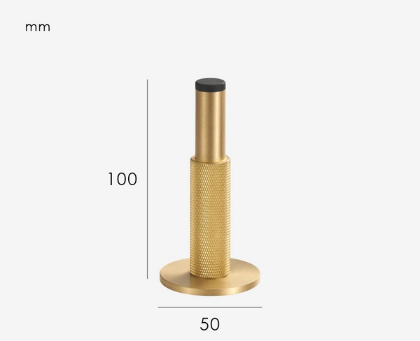 Nurlin Messing Knurled Türstopper