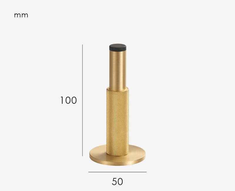 Nurlin Messing Knurled Türstopper