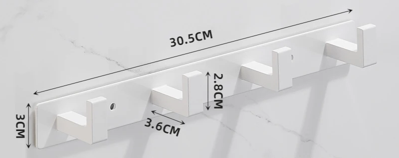 SteelLine Edelstahl Wandgarderobe