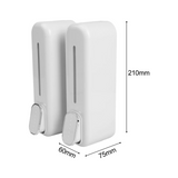 PureABS WallFlow – Nachfüllbarer Seifenspender 21 × 7,5 × 6 cm