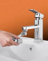 360° drehbarer Wasserhahn-Aufsatz aus Metall – Wassersparender Strahlregler mit Verlängerungsfunktion
