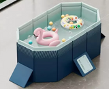 GartenOase Faltbecken – Nicht Aufblasbarer Rahmenpool für Erwachsene & Kinder | Verdickte Faltkonstruktion | Tragbares Schwimmbecken für Garten & Terrasse