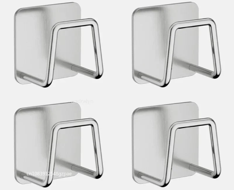 StickDry Edelstahl-Schwammhalter – Selbstklebender Organizer für Spüle & Küchenzubehör
