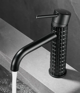 DiamondLux Waschtischarmatur – Schwarzer Einhebel Wasserhahn aus Messing