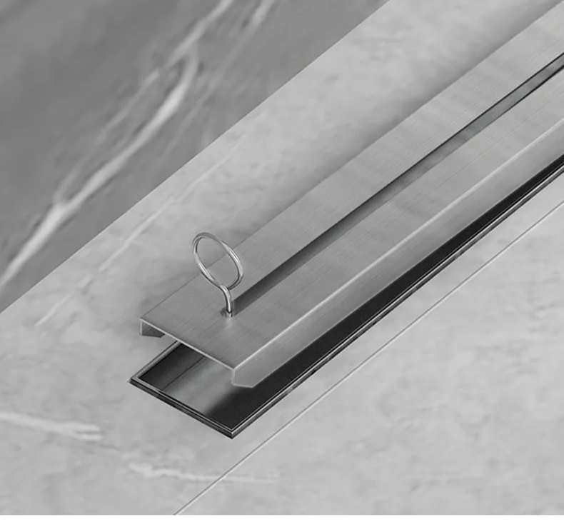 LuxDrain Premium Duschrinne - Edelstahl Bodenablauf für Bad & Dusche