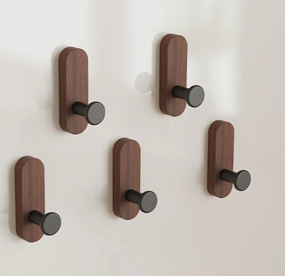 NordicWood Wandhaken aus Walnussholz