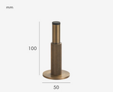 Nurlin Messing Knurled Türstopper