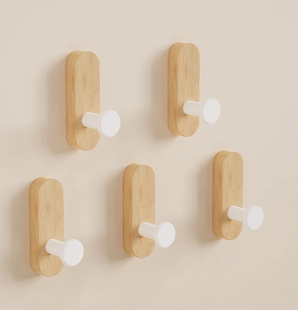 NordicWood Wandhaken aus Walnussholz