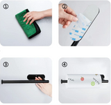 LUXROLLO – Selbstklebender Edelstahl Toilettenpapierhalter (Verlängert & Bohrenfrei)