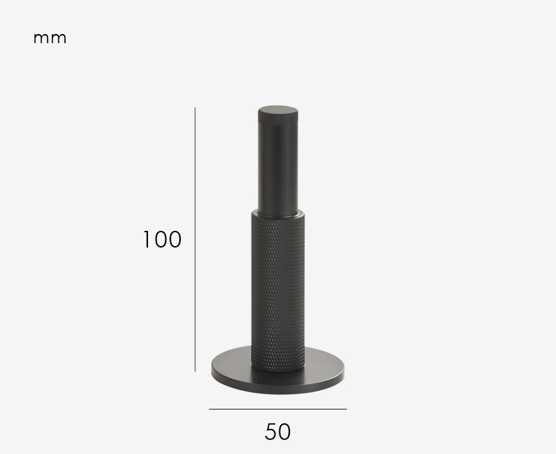Nurlin Messing Knurled Türstopper
