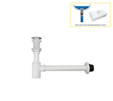 AquaStop Messing Geruchsdichter Siphon & Pop-up Ablaufset – Für Waschbecken & Bad