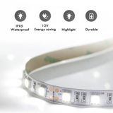 40/50/60CM Runder Smart Hotel Schlafzimmer Anti-Beschlag Dekorativer Spiegel LED Badezimmerspiegel 3 Farbe Einstellbar