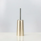 GoldAura CleanLine – WC-Bürste mit Halter in Eleganter Gold-Optik