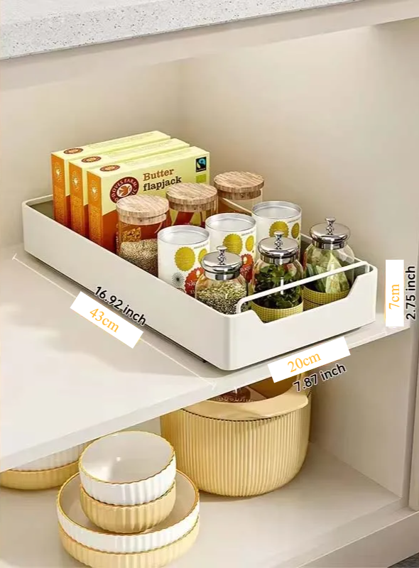 KlimPaws SlideRack – Ausziehbarer Küchen-Organizer mit Schienen – SanitaerDeal