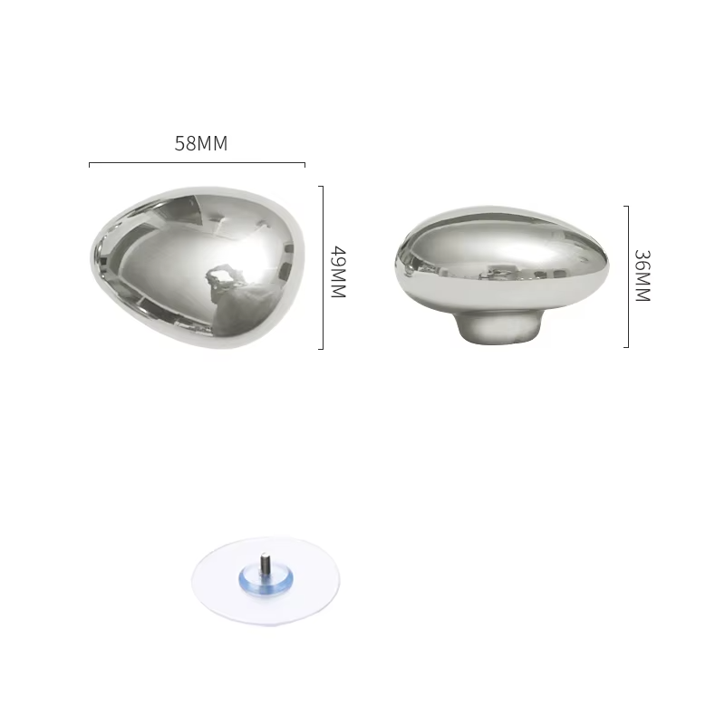 AquaDrop Silberner Keramik-Wandtropfen-Haken